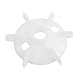 X-DREE Y112-2 / Y100-2.4.6 113mm średnica tarczy 28mm średnica wewnętrzna biały 6 łopatek wirnik silnika wentylatora łopatki wirnik do silnika 2.2-3KW(Y112-2 / Y100-2.4.6 113 mm Diámetro del disco 28
