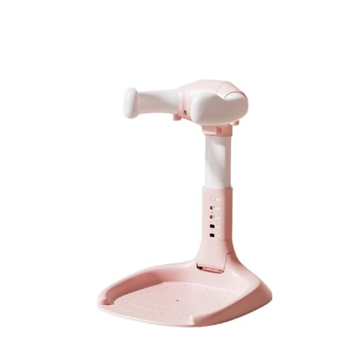 Sailozai 赤ちゃんが立つタイプのお風呂台乳幼児は調節可能な子供用入浴神器を設置しない家庭用滑り止めシート (フラッグシップモデル-プリンセスパウダー-5段調節で折りたたみ可能)