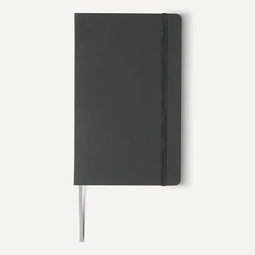 Image of Amazon Basics Classic Dotted Notebook, 240 Pages, Black, Hardcover, 5 x 8.25-Inch