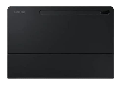 Image of Samsung Galaxy Tab S8+ 31.49 cm (12.4 inch) sAMOLED Display, RAM 8 GB, ROM 128 GB Expandable, S Pen in-Box, Wi-Fi +5G Tablet, Graphite Original Tab S8+ Keyboard Book Cover, Black