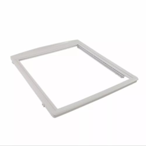 Image of 240350702 upper Crisper Pan Cover Frame - for Household Electrolux Frigidaire Refrigerator 240351061 Crisper Drawers - Fridge plastics vegetable Deli Drawers pan Cover Frame - W 16-5/8 in