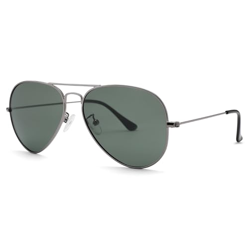 Image of Pro Acme Aviator Sunglasses for Men Women Classic Polarized UV400 Protection
