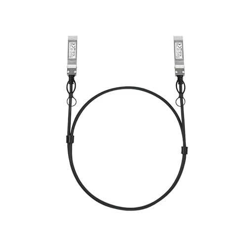 Image of Omada 25G SFP28 DAC Cable, 1m(3.28ft), Universal Compatible(SM6220-1M) | Passive Twin-ax Cable with 2 SFP+ Connectors