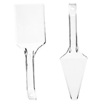 Cake Server Set - Square And Triangle Servers 2 Pieces #TOP7
