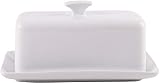 Traditional Butter Dish with Handled Lid (2 pc.) Rectangular Kitchen Accessory Dishwasher and...