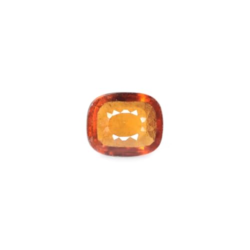 Hessonite africaine naturelle de 8,1 carats en forme ovale pour la création de bijoux uniques