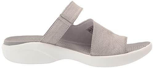 BZees Sandália feminina de mão, Camuflagem fumê prata, 9 Wide