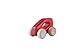Lobito Giocattoli Auto in Legno de Classe A | Giocattoli Montessori | Abilità Motorie Sensoriali | Regalo per Bambini 1 2 3 Anni per Ragazzo o Ragazza | Modellato su Auto Tedesca (Rosso)