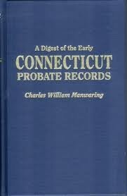 Hardcover A Digest of the Early Connecticut Probate Records 3 vols. Book