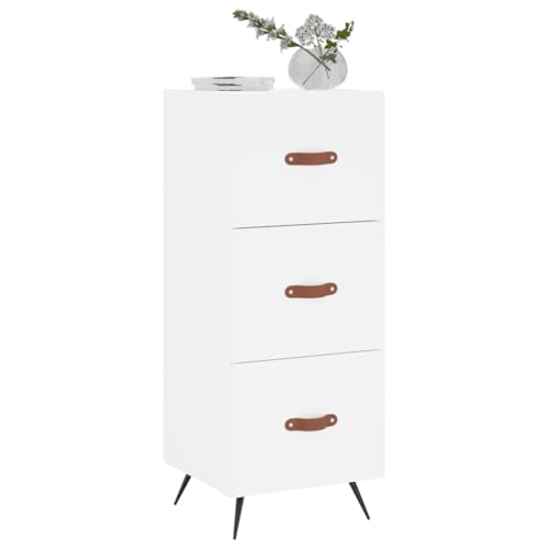 Cómoda de madera con 3 cajones y acabados minimalistas premium 4