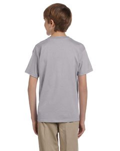 Image of By Gildan Youth Ultra Cotton 6 Oz T-Shirt - Sport Grey - L - (Style # G200B - Original Label)