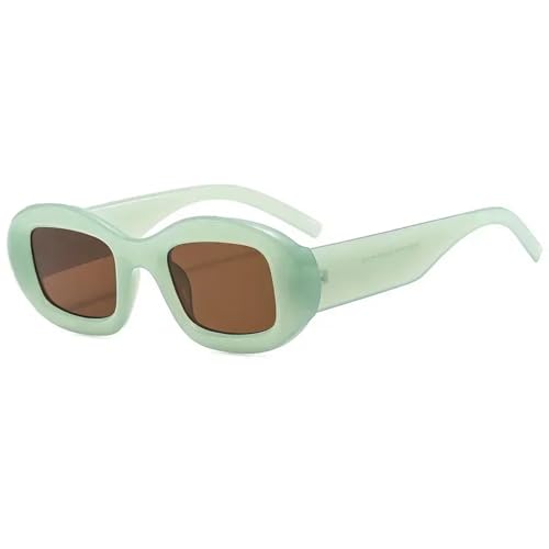 Lunettes de soleil ovales rétro pour femmes dotées de verres UV400 anti-rayons