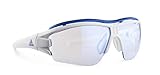  Adidas Brille evil eye halfrim pro ad07 - 1500 white shiny VARIO blue mirror (Small)