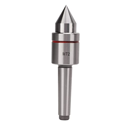 Nutriess MT2 Lathe Live Center 60 Degree Taper High Carbon Steel Ball Bearing Deep Grooved Tool for Enhanced Lathe Performance and Smooth Functioning
