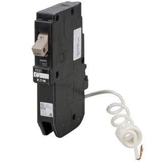 CUTLER HAMMER CHFGFT120 20 AMP, 1 Pole, 120 VAC, Plug ON MOUNTING, Circuit Breaker, CH Type, 10 KAIC, Trip Indicator/Ground Fault/Miniature, Ground Fault