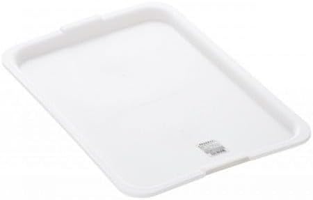 No.1321 プレーンボックスL フタ ホワイト 【まとめ買い80個セット】 山田化学 （4965534132152）