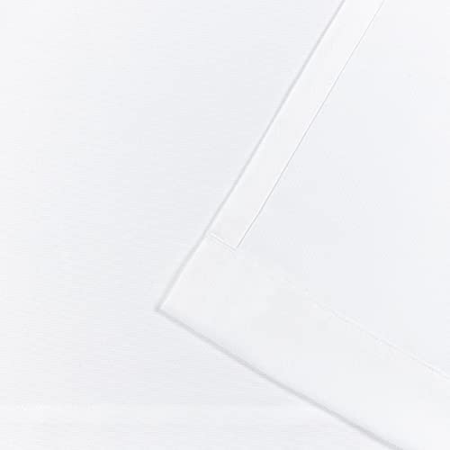 Exclusive Home Cabana Patio Indoor/Outdoor Light Filtering Grommet Top Curtain Panel, 108"X84", Winter White, Set Of 2, 1 Piece #TOP4