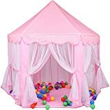 PortableFun Kid Indoor Princess Castle Play Tent, Outdoor Large Playhouse 55