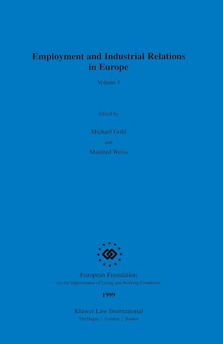 Employment and Industrial Relations in Europe