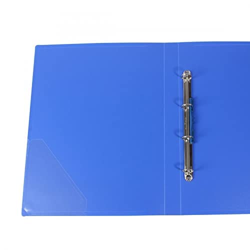 Image of Peeplvalue 4D Ring Binder File, Heavy Duty Deluxe Quality Ring Binder for Big Size Papers Drawing and documents