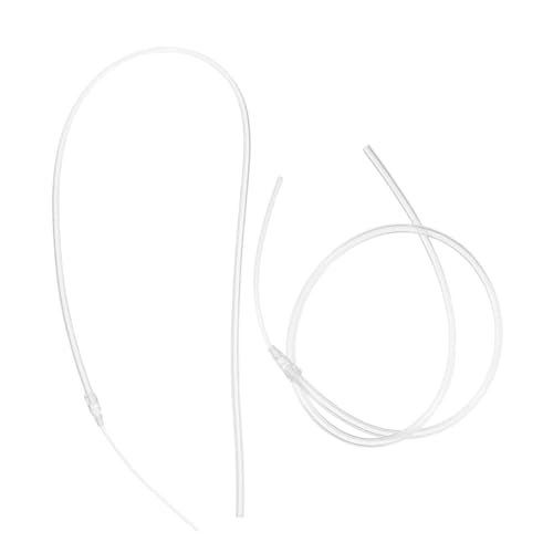 HONITANO 2Pcs Reusable Breastmilk Auxiliary Tubes for Bottle Feeding Transition Aid Milk Storage Replacement Tubing for Infant Weaning and Supplemental Nursing