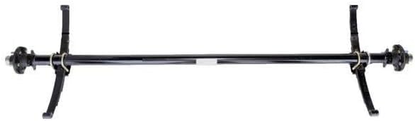 2200 lb Underslung Straight Idler Axle - Heavy-Duty Trailer Axle for Reliable Performance (72HF 58SC, 5 on 4.5")