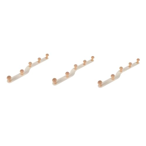 Alipis 3 Piezas Gancho de ropa para colgar en la pared del hogar Gancho de pared decorativo Colgador de pared para accesorios ganchos para colgar en la pared colgador metalico planchar