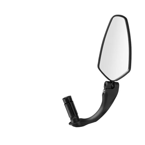 Espejos de Manillar Ajustables para Motocicleta Espejo Retrovisor Plegable para Bicicleta De Montaña Y Carretera, con 3 Ajustes para Manillar, Accesorios para Y MTB.(1 PCS Long Rhombus)