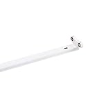 ledbox Soporte para 2 Tubos LED T8 de 150 cm. Conexión uno o dos Laterales