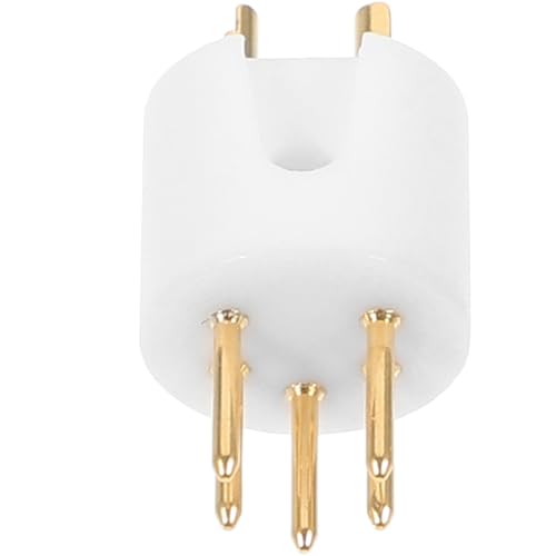 Conector de instalación contra zumbidos en tocadiscos vintage con latón