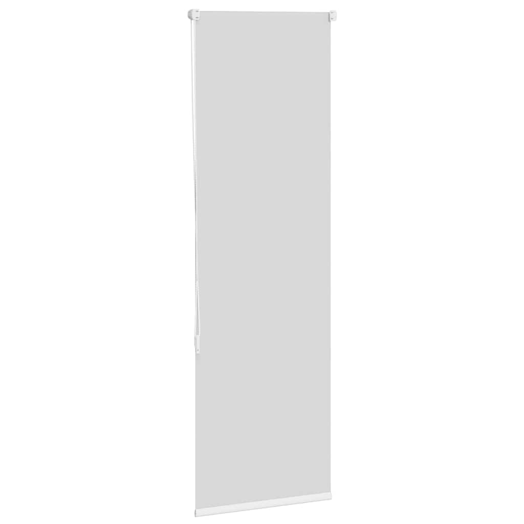Store Enrouleur occultant en Polyester Blanc Largeur Tissu 40,7 cm Hauteur 130 cm avec Supports de Serrage pour fenêtre Bureau Salon Chambre Protection lumière Chaleur intimité
