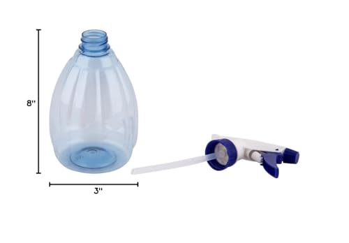 Atomizador Spray Botella Plástico 2 Pzs Azul miniatura 4
