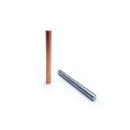 Kolamoon USKLCU-ZNROD0001 Pure Copper Zinc Rods Diameter 10Mm Length 100Mm Solid Copper Zinc Bar Bare Copper Cu Zinc Metal Rod thumb #3