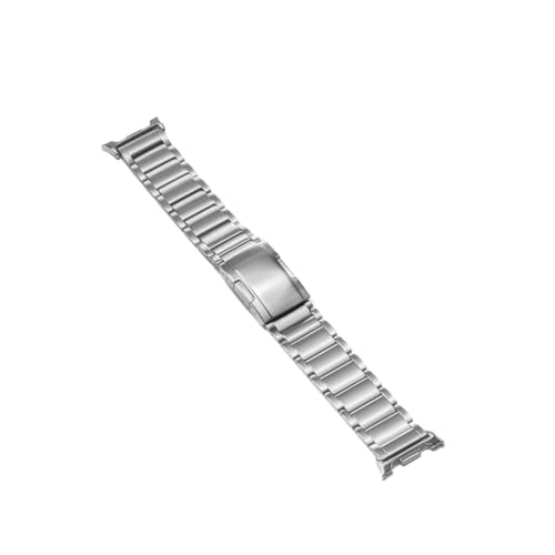 �ɓK������Samsung Galaxy Watch 8 /44 /40mm 8 Classic 46mm /Ultra 2025�u���X���b�g�ɓK�����鍂���`�^���X�g���b�v(Silver,For Galaxy Watch 8 44mm)