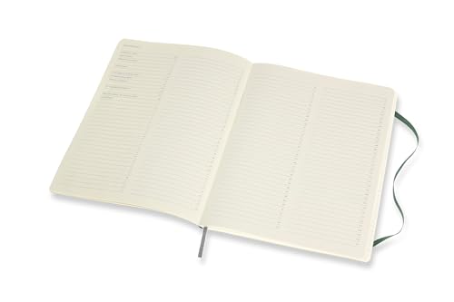 Moleskine - Cuaderno Profesional de Oficina, Cuaderno Para el Trabajo, Tapa Blanda y Cierre Elástico, Tamaño Grande 13 x 21, Color Verde Bosque 192 Páginas - imagen 4