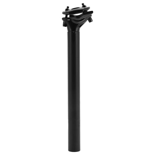 BULLSPANN シートポスト 自転車 サドルポスト 28.6x300mm 自転車用シートポスト交換部品 アルミニウム合金 ブラック
