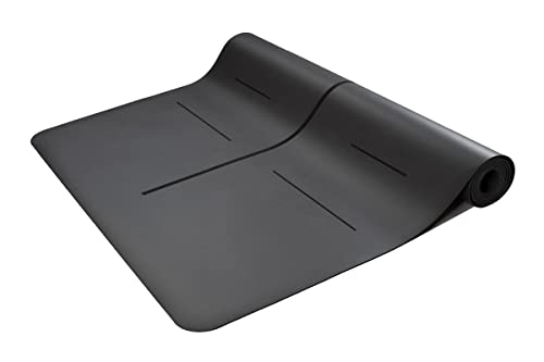 Esterilla de Yoga de Viaje atha® PRO Travel 2.2 mm | Máxima Estabilidad y Adherencia | Materiales Ecológicos y Duraderos | Incluye Cinta (Antracita)