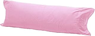 Comfy Nights Pollycotton Bolster Pillow Case Plain Dyed (6Ft (72 Inches), Grey)