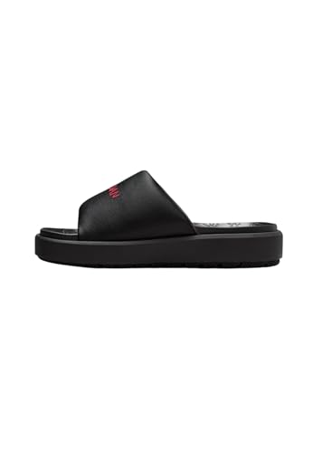 Jordan - Zapatillas Wmns Jordan Sophia Slide SS en sintético, Negro-Rojo (9)