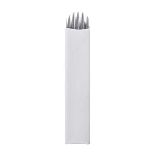Tattoo Microblading Permanent Makeup Tattoo Needle Manual Eyebrow Tattoo Microblade 100pcs 18 U Sharp Tattoo Blade Needles