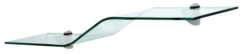 LTL Home Products GLWAVECLKIT Wallscapes Allure Glass Wave Floating Wall