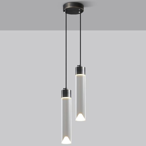 Plafonnier LED moderne à double source au design épuré et finitions soignées