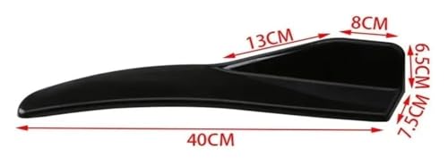 Borde trasero coche faldón lateral con protección anticolisión ABS 2