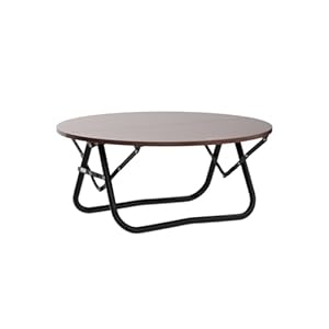 VILLEY Bamboo Round Folding Table, Camping Half-fold Portable Table with Carrying Bag for Indoor & Outdoor Picnic Coffee Barbecue Beach Card Game VILLEY Bamboo Round Folding Table Camping Half fold Portable Table with Carrying Bag for Indoor Outdoor Picnic Coffee Barbecue Beach Card Game