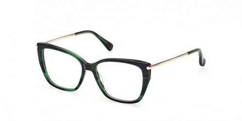 MaxMara Mm5007 Gafas Mujer de montura oftálmica rectangular cómoda para receta graduada