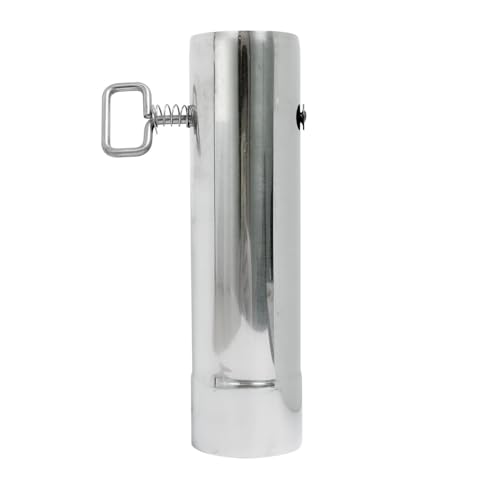 TAISOCA Stove Pipe with Damper 2.36 Inch Thickened Wood Stove Damper Chimney Damper Wood Stove Pipe Kit for Hot Tent Stove