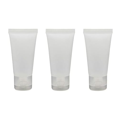 Tube souple plastique transparent pour gel douche et shampooing dans votre bagage cabine
