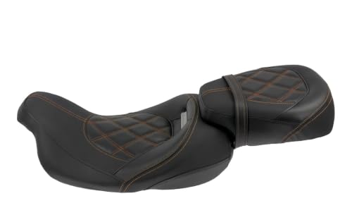 Selle moto biplace contre le mal de dos pour Electra Glide et Road King