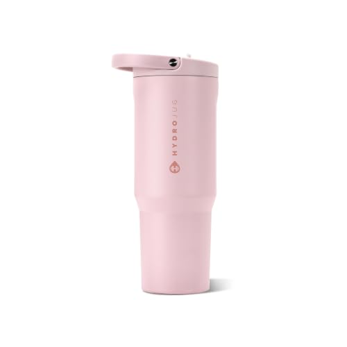 Image of HydroJug Sport 40 oz Insulated Stainless Steel Water Bottle, Pink Sand