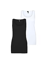 VERO MODA VMMAXI My Soft Long Tank TOP 2-Pack